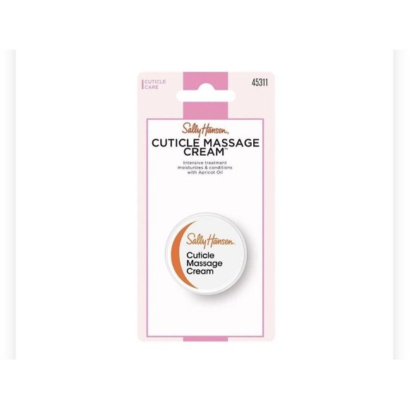 New Sally Hansen Cuticle Massage Cream Apricot Oil Manicure Nails 0.4 oz - Picture 2 of 2